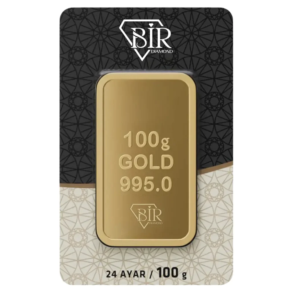 100 Gr Külçe Altın 999.9