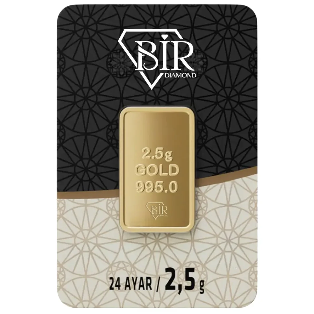 2‚5 Gr Külçe Altın 999.9