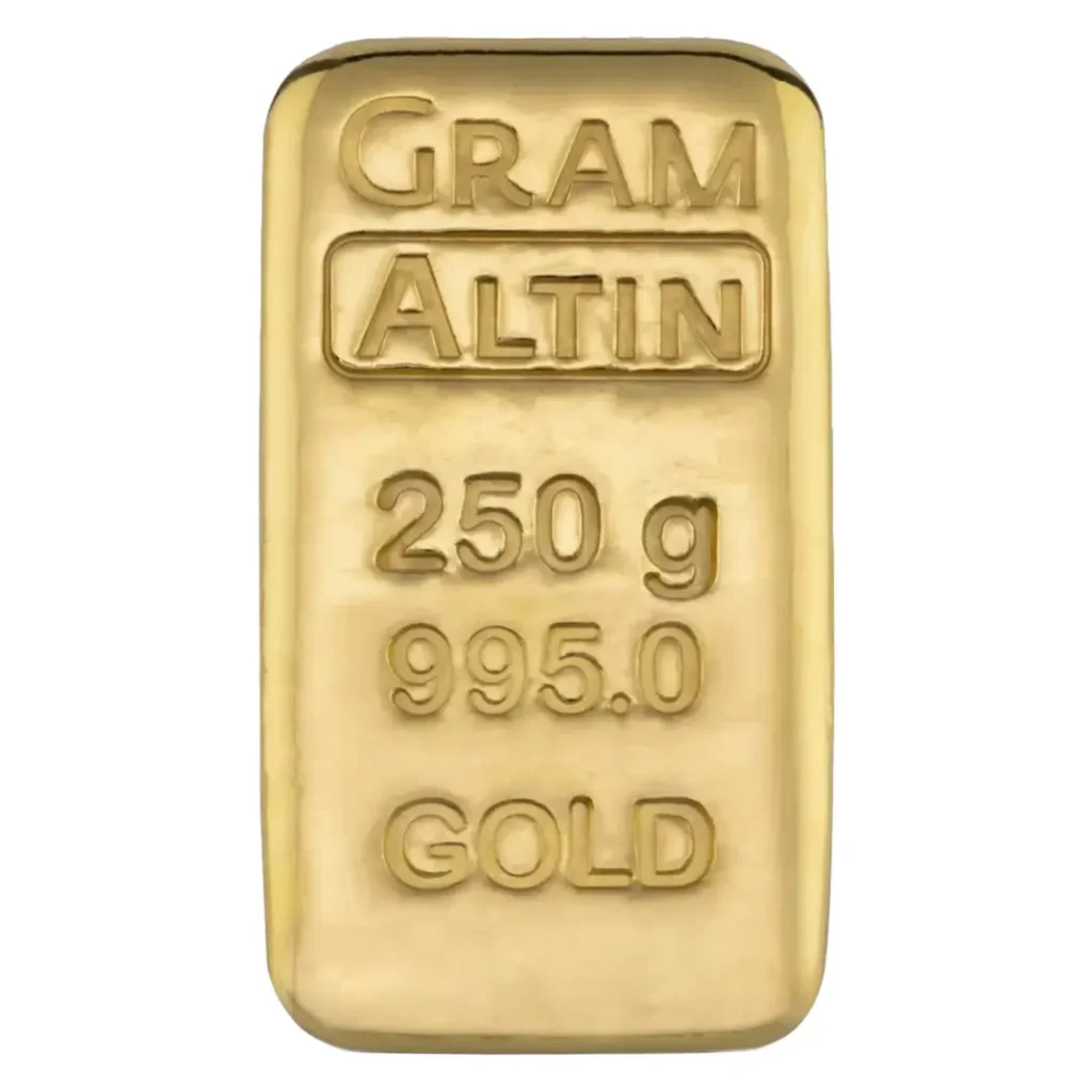 250 Gr Külçe Altın 999‚9