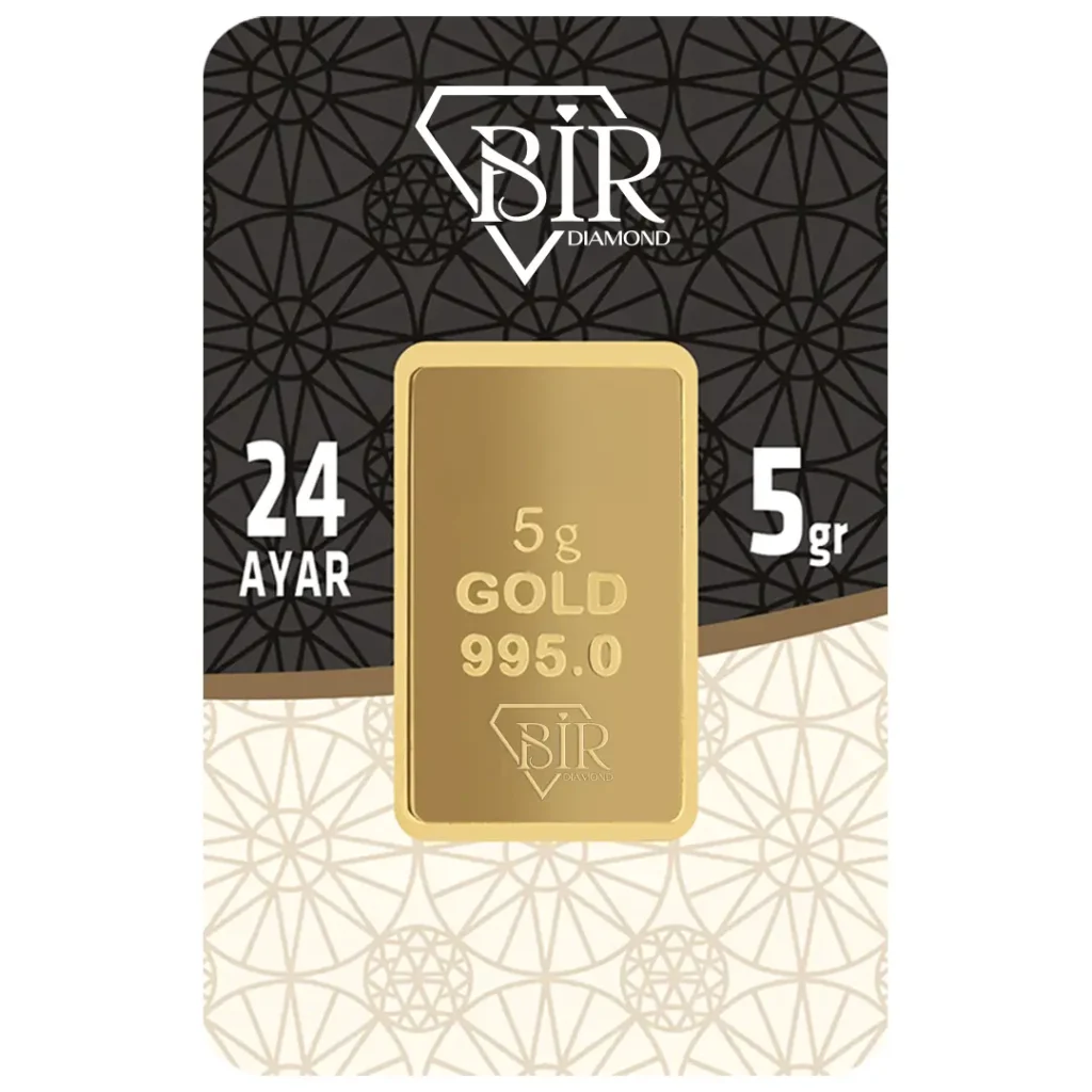5 Gr Külçe Altın 999.9