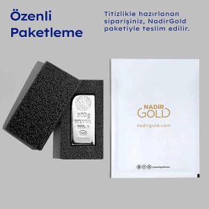 500 Gr Gümüş Külçe