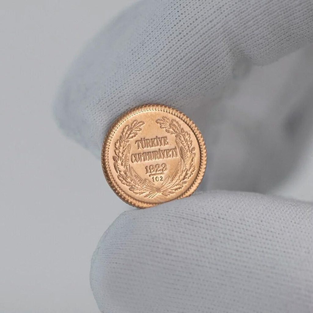Ata Lira Çeyrek Altın 102. Yıl Yeni Tarihli
