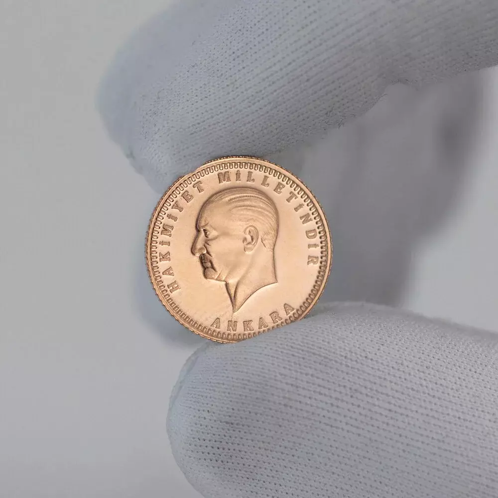 Ata Lira Yarım Altın 102. Yıl Yeni Tarihli