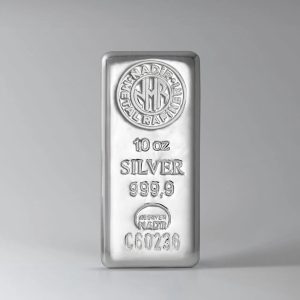10 Oz Gümüş Külçe