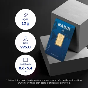 10 Gr Külçe Altın