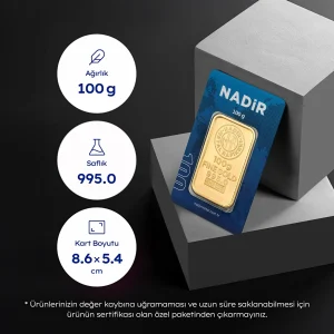 100 Gr Külçe Altın