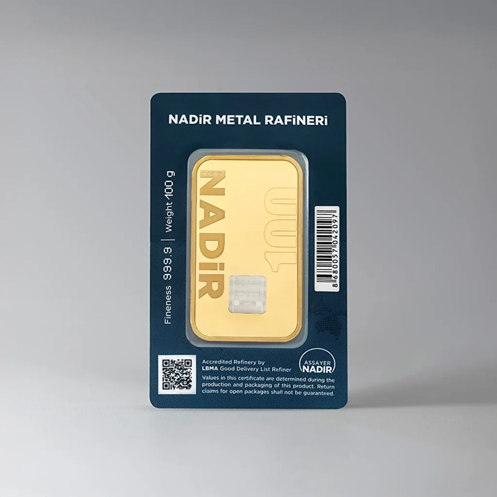 100 Gr Külçe Altın 999.9
