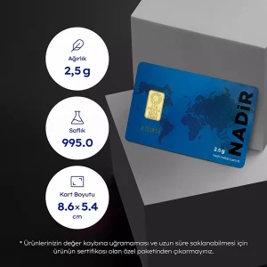 2‚5 Gr Külçe Altın
