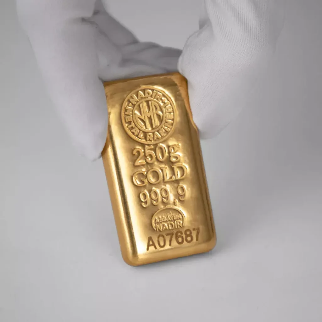 250 Gr Külçe Altın 999‚9