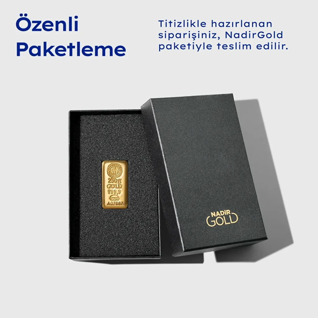 250 Gr Külçe Altın 999‚9