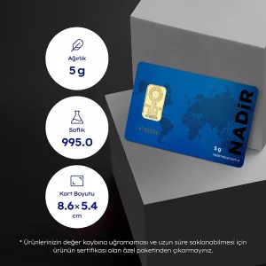 5 Gr Külçe Altın