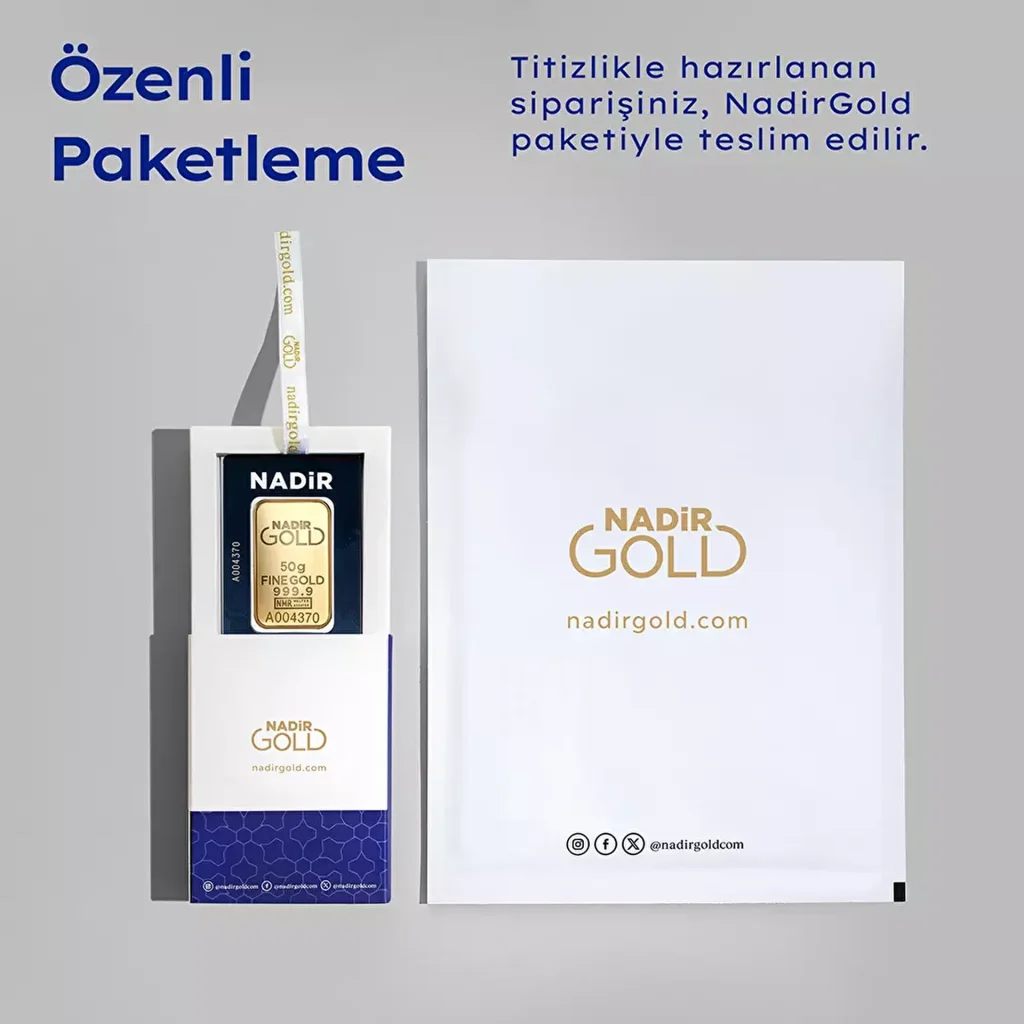 50 Gr Külçe Altın 999.9