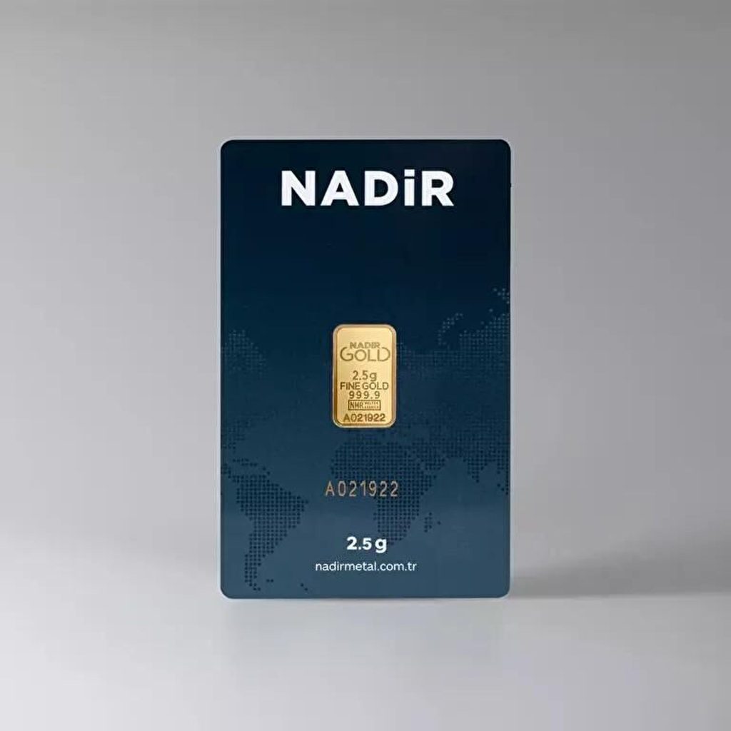 2‚5 Gr Külçe Altın 999.9