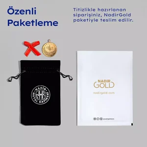 Reşat 5´lik Altın Darphane Basımı Kulplu