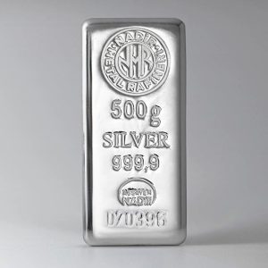500 Gr Gümüş Külçe